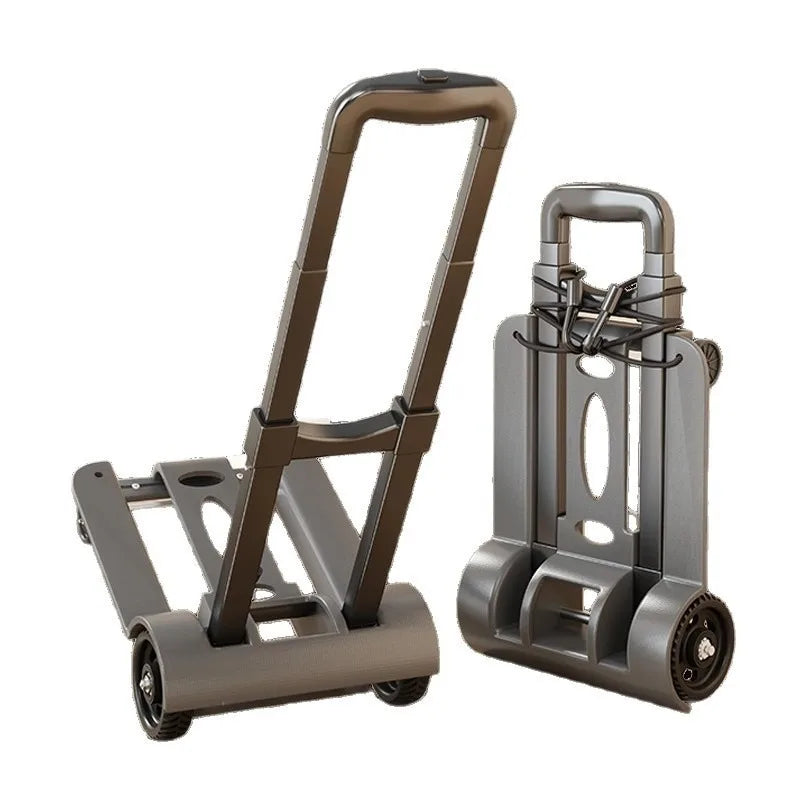 Folding Luggage Trolley – Portable Travel & Shopping Cart