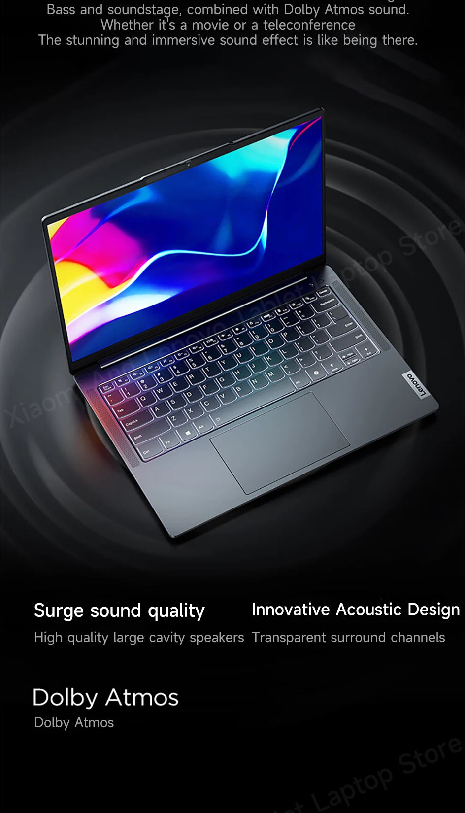 Lenovo Xiaoxin Pro14 2024 – 14" 2.8K 120Hz OLED, AMD Ryzen 7 8845H, Up to 32GB LPDDR5, 2TB PCIe 4.0 SSD