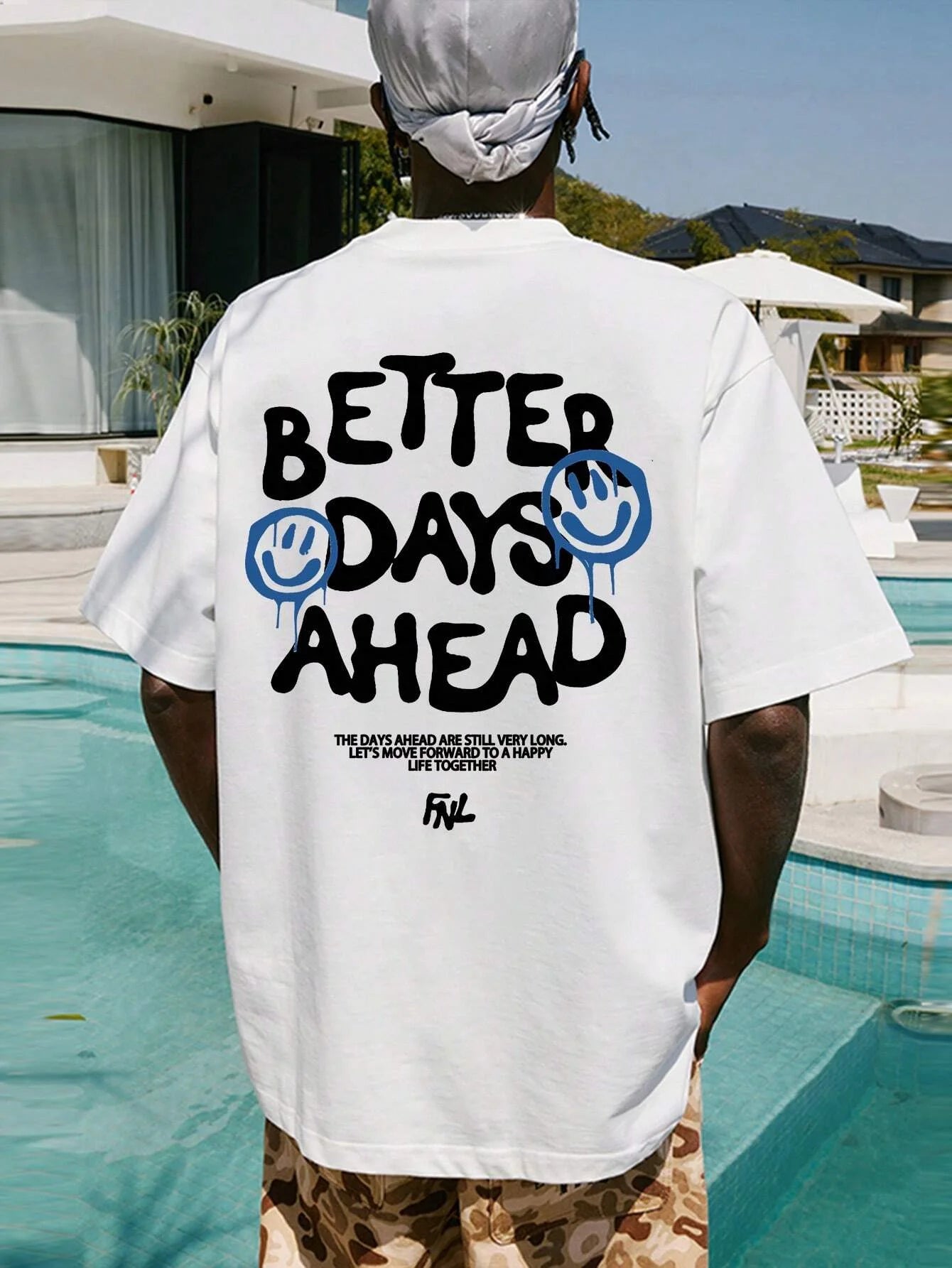 Better Days Ahead Graphic Oversized T-Shirt — Casual Unisex Cotton Tee