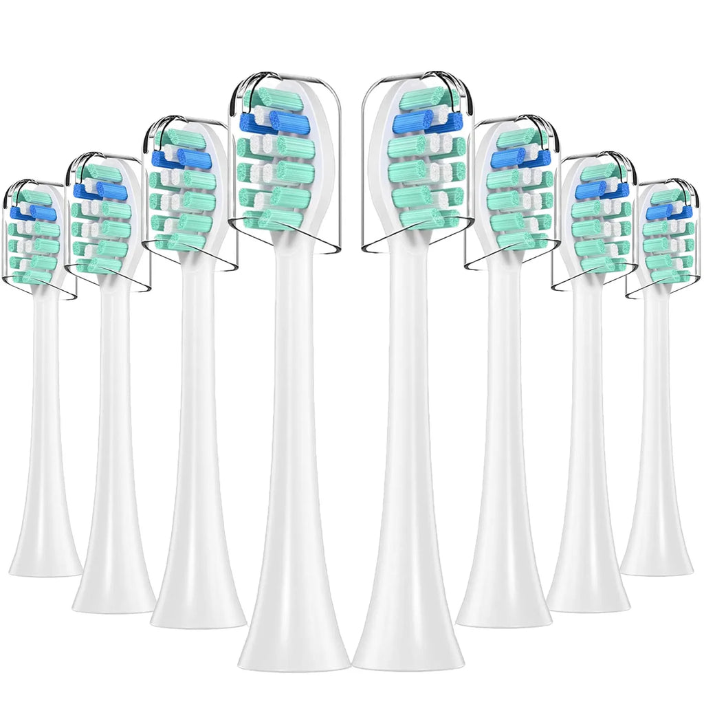 Philips Sonicare Compatible Replacement Toothbrush Heads – 4 to 16 Pack, Indicator Bristles, Deep Clean