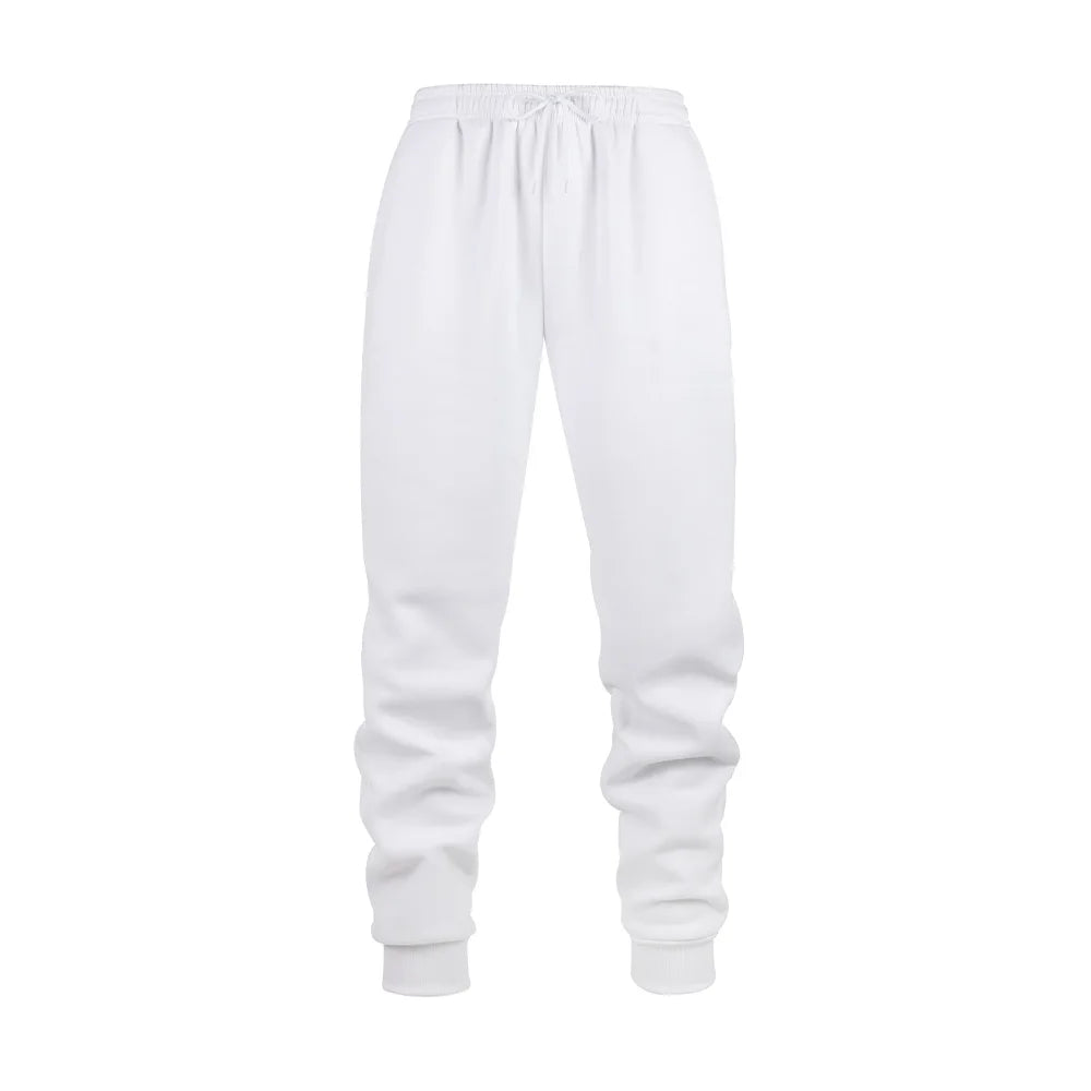 Men's Solid Color Jogging Sweatpants — Fitness Running Sport Trousers