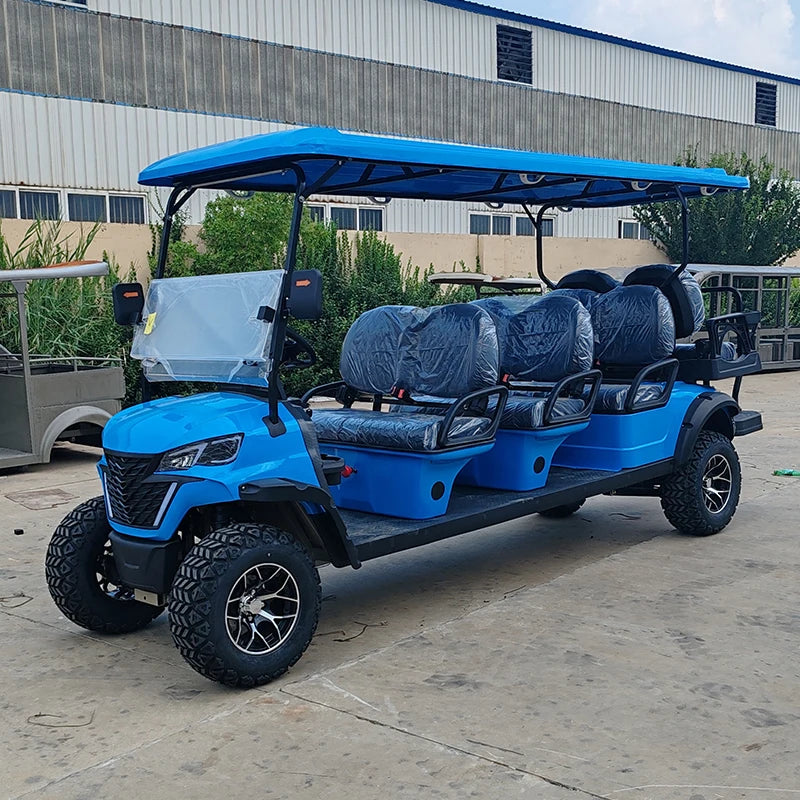 4 / 6 Seat Electric Golf Cart — Club Car Style Off-Road Electric Carrito with G-Wagon Seats & Petrol Option
