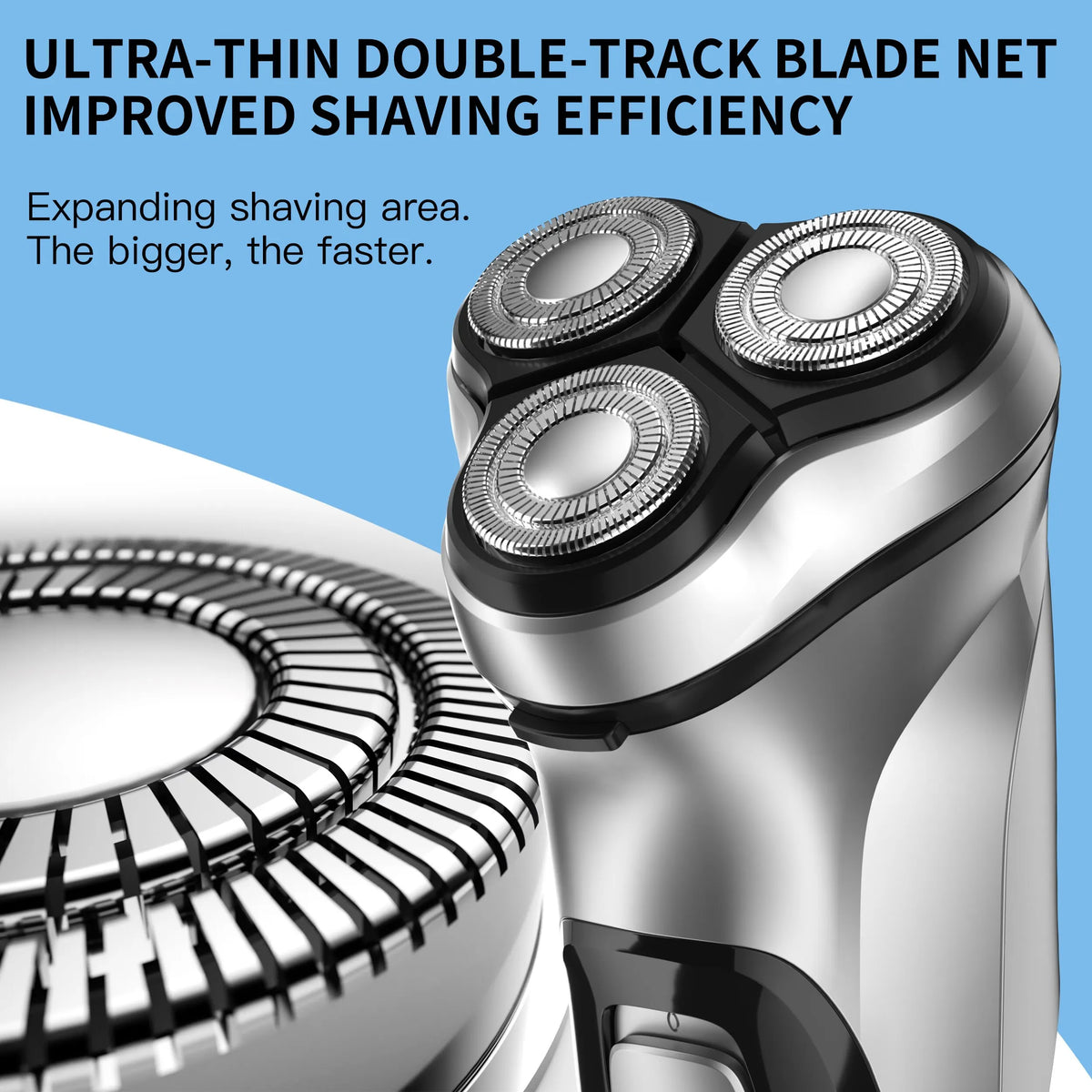 ENCHEN Blackstone 3D Rotary Electric Shaver – Type-C Fast Charge, 85-Min Runtime, Auto-Grinding Blade