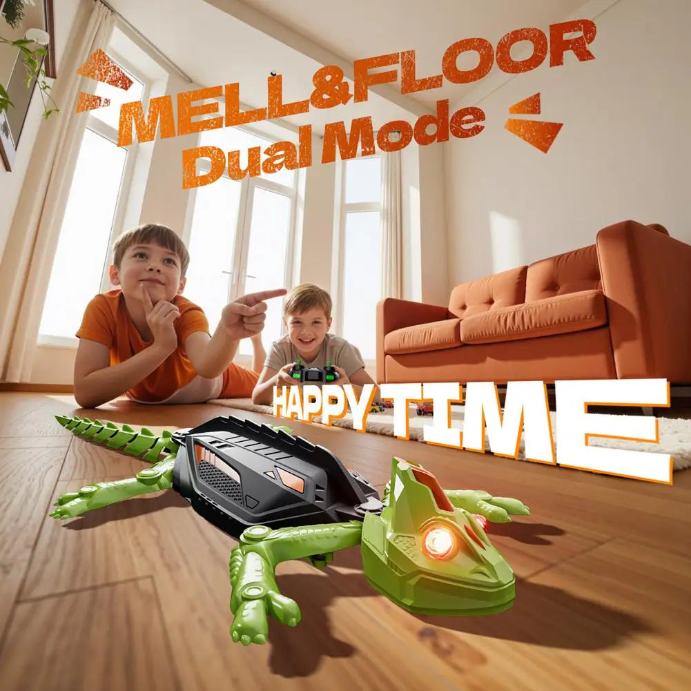 Wall Climbing RC Gecko Toy – Electric Remote Control Lizard Wall Crawler for Kids