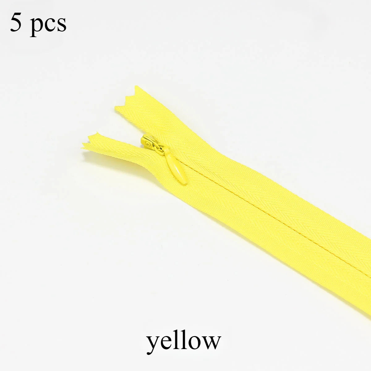 Invisible Zippers 5-Pack — Premium Hidden Zippers for Dresses, Pants & More (18cm–60cm)