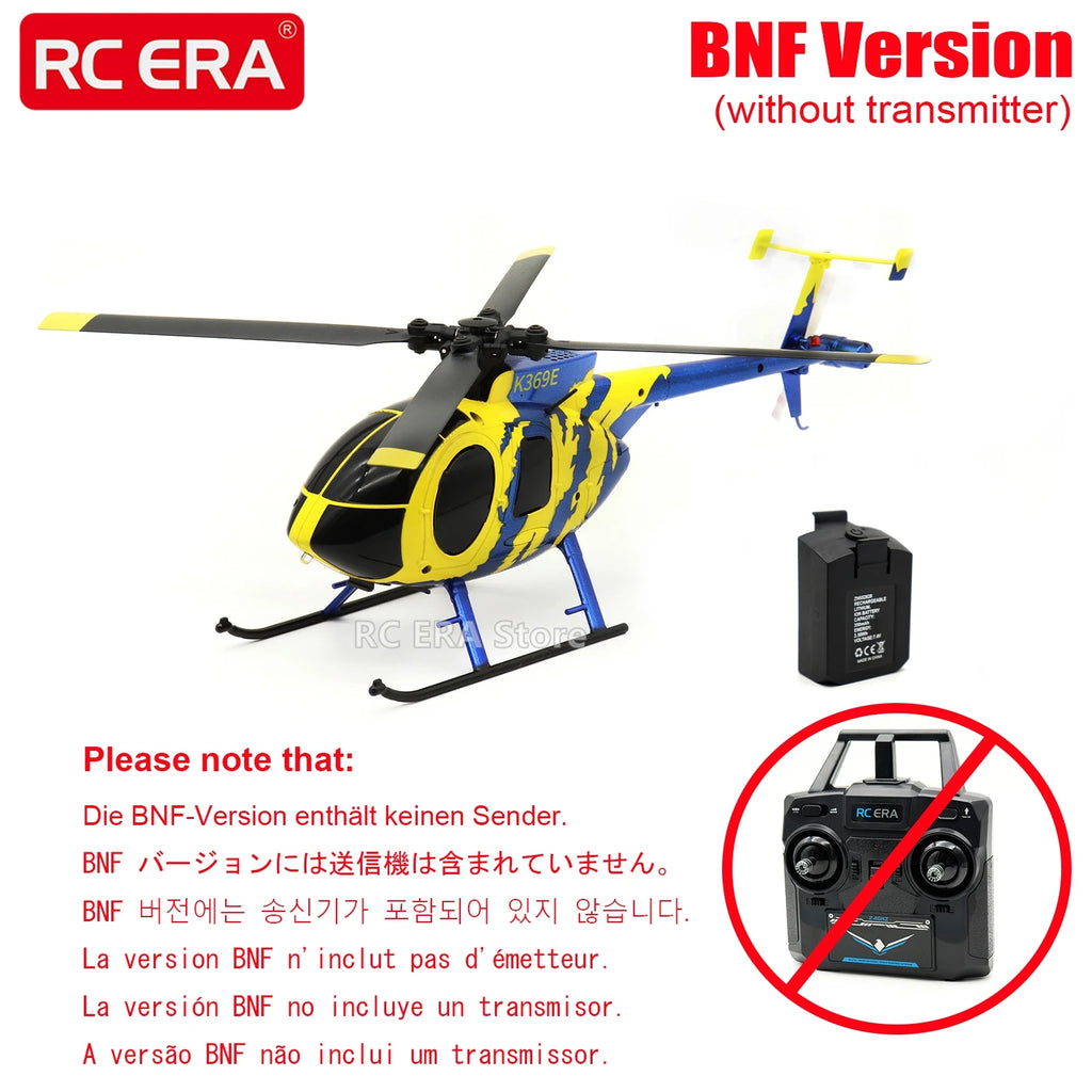 RC ERA C184 Mini MD500 Scale Micro RC Helicopter with Optical Flow Sensor – Adult & Beginner Hobby Toy