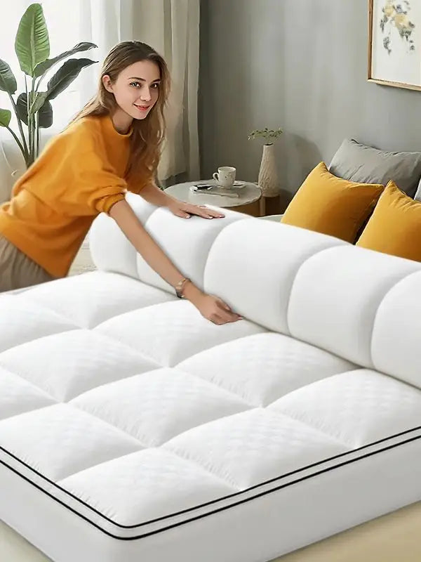Extra Thick 1000GSM Mattress Topper – Cooling, Noiseless, Breathable, Deep Pocket, Machine Washable
