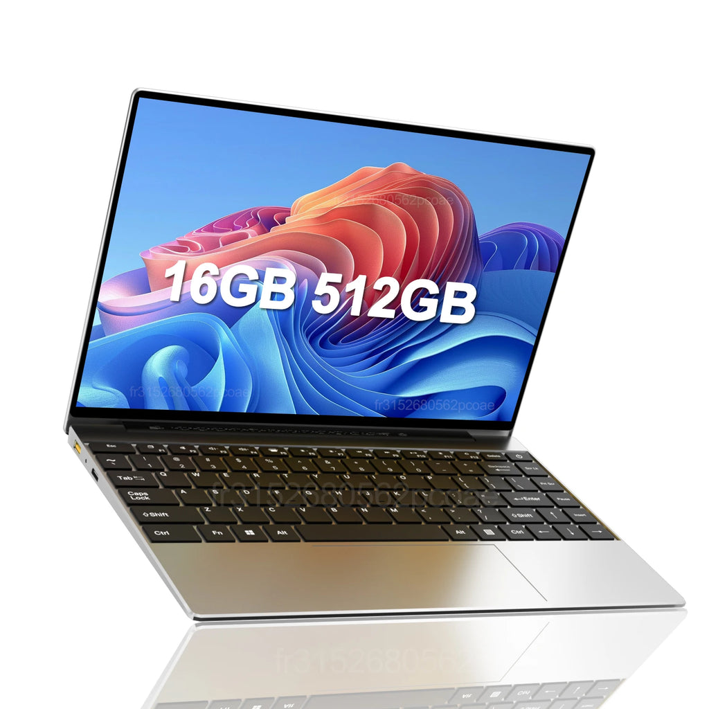 14.1" Intel Pentium N3700 Ultra Slim Laptop – 16GB RAM, Up to 2TB SSD, Windows 11
