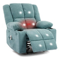 Massage Recliner Chair with Heat – 155° Manual Recline