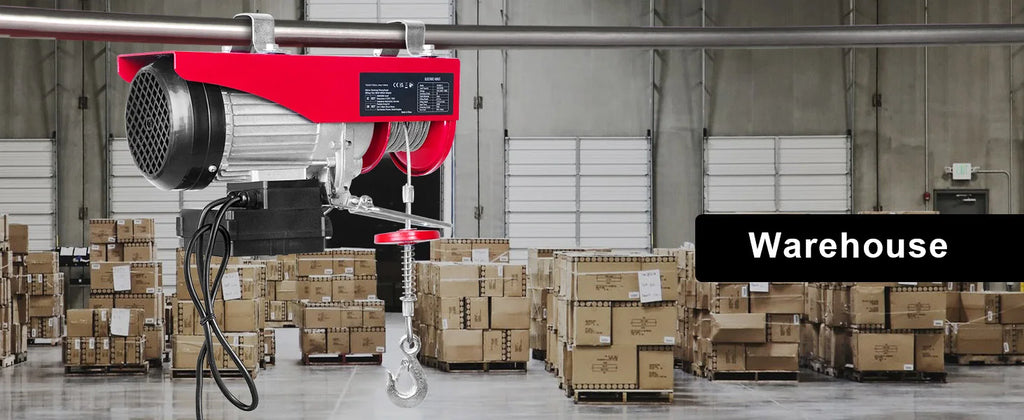 SucceBuy Electric Hoist Lifting Crane — 400-1000kg, Wireless Remote, Pure Copper Motor, CE Certified