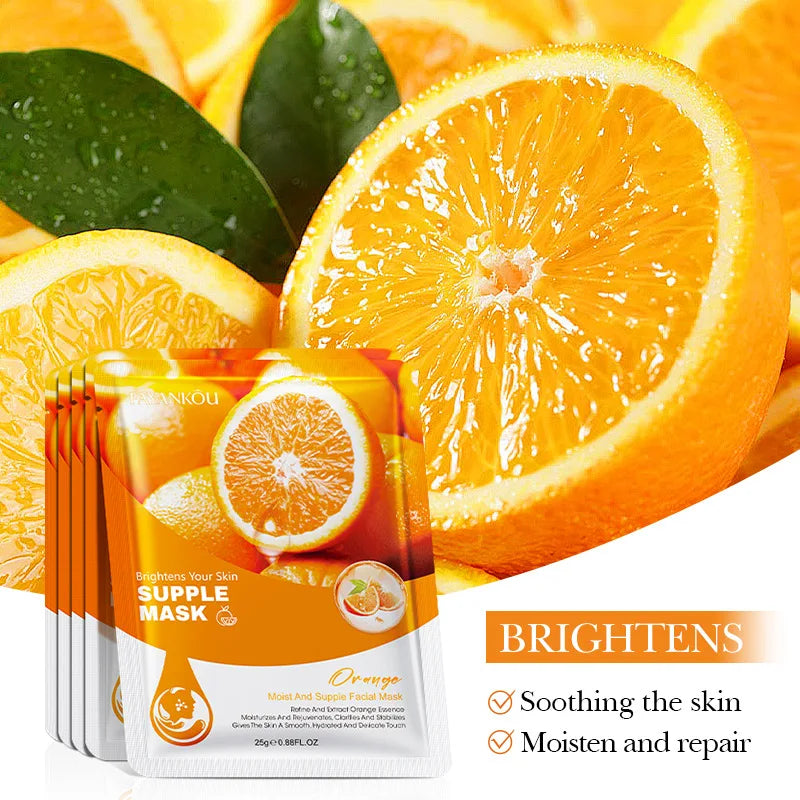 Fruit Facial Sheet Masks — Moisturizing 10 Pack