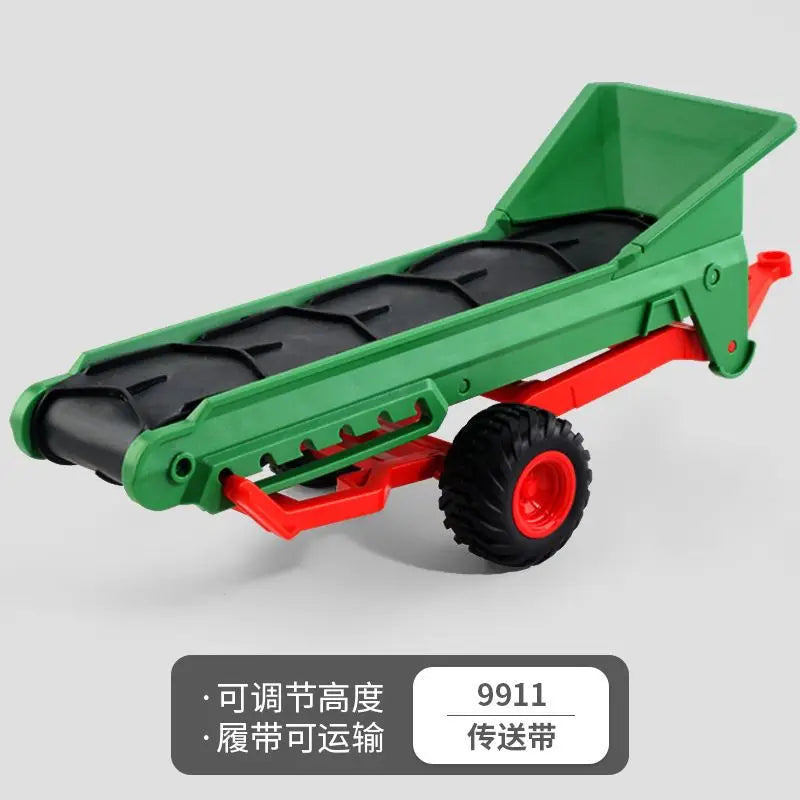 Farm Tractor Toy with Trailer & Accessories – Simulation Farmer Vehicle Set for Kids