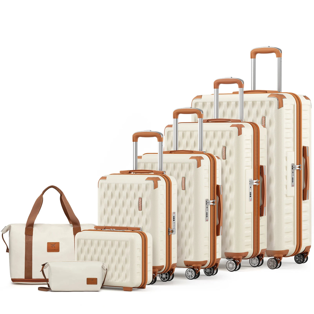 7-Piece ABS Luggage Set – TSA Lock & Spinner Wheels