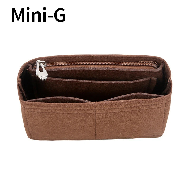 Bag Organizer Insert for Longchamp Small Tote – Inner Liner Handbag Organizer, Mini Size