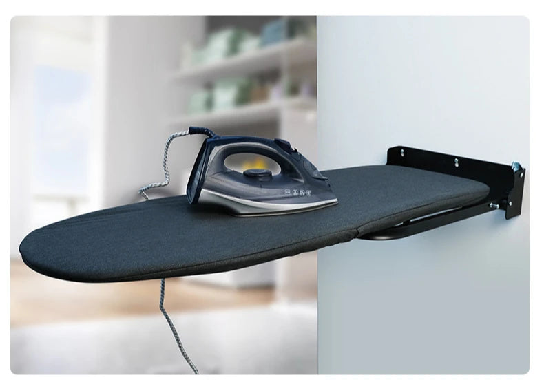 Wall-Mounted Foldable Ironing Board — Space-Saving Metal Press Board