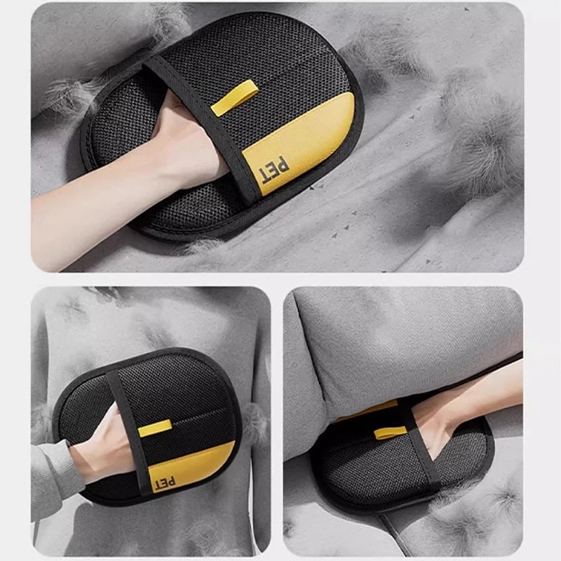 Pet Grooming Gloves — Double-Sided Hair Remover