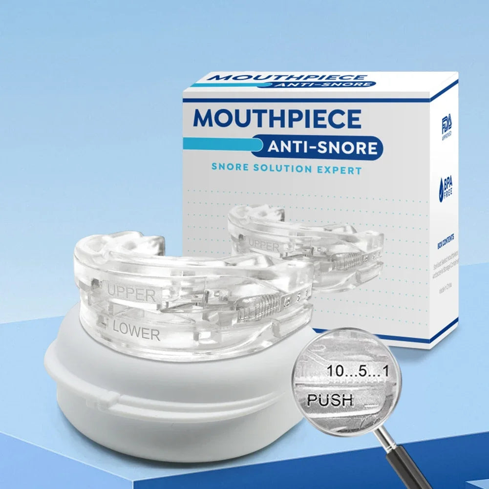 Anti-Snoring Mouth Guard — Teeth Grinding & Sleep Apnea Relief Device