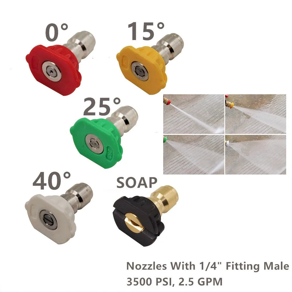 Pressure Washer Adapter – 1/4" Quick Release Connector for Karcher, Bosch, Nilfisk, LAVOR & More