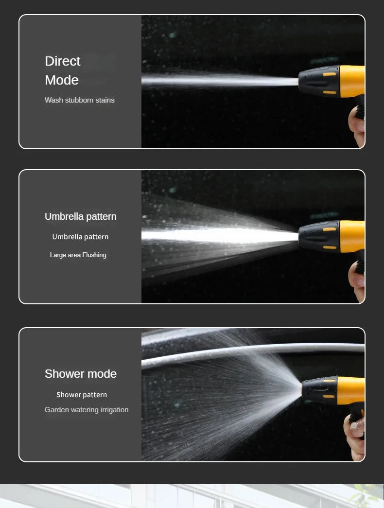 Telescopic High-Pressure Extension Hose Car Washing Tool Set – 10m or 20m for Pressure Cleaners