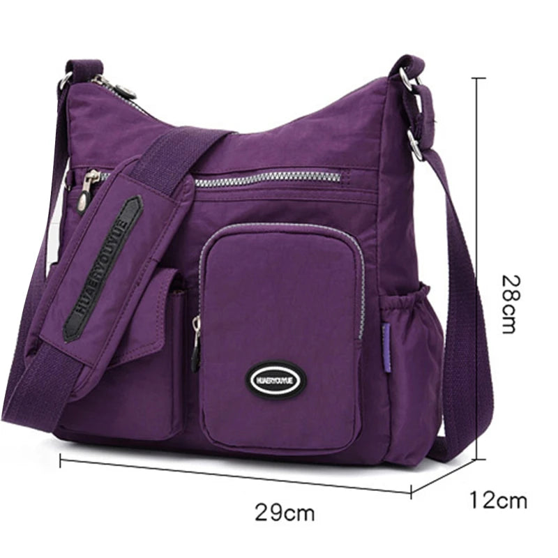 weixier Waterproof Nylon Large Capacity Crossbody Shoulder Tote – Designer Business Handbag for Women