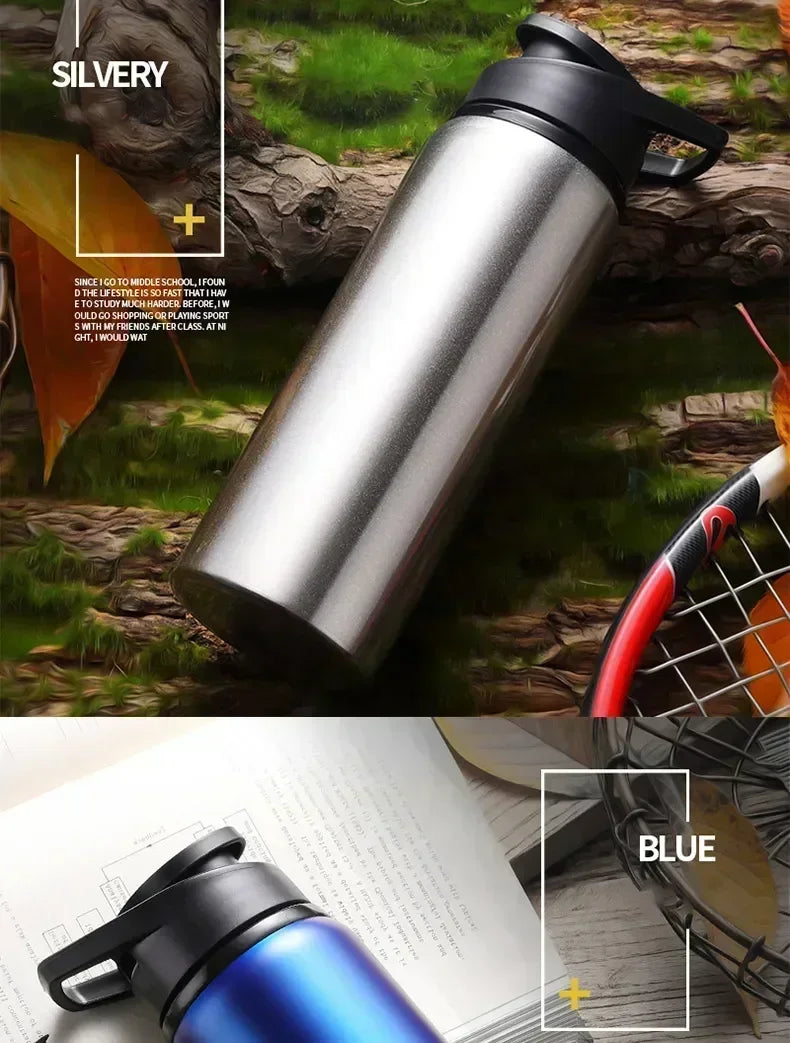 Stainless Steel Bicycle Water Bottle – Portable Outdoor Sports & Travel Kettle, BPA-Free, 700ml
