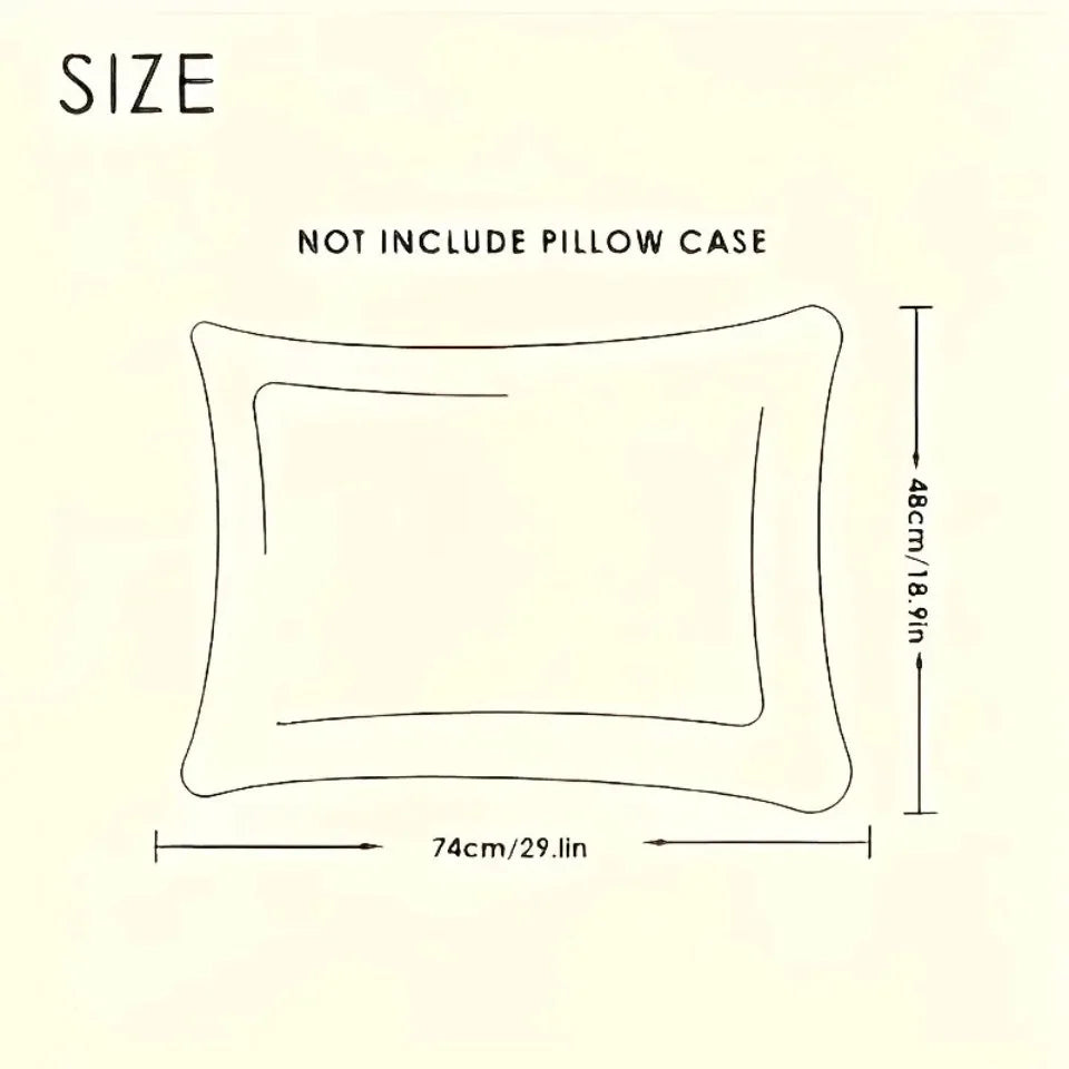 5-Star Hotel Sleeping Pillow – Soft Bilateral Washed Solid Color, Standard Size