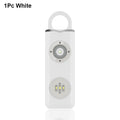130dB Personal Safety Alarm Keychain with LED Light – Rechargeable Self Defense