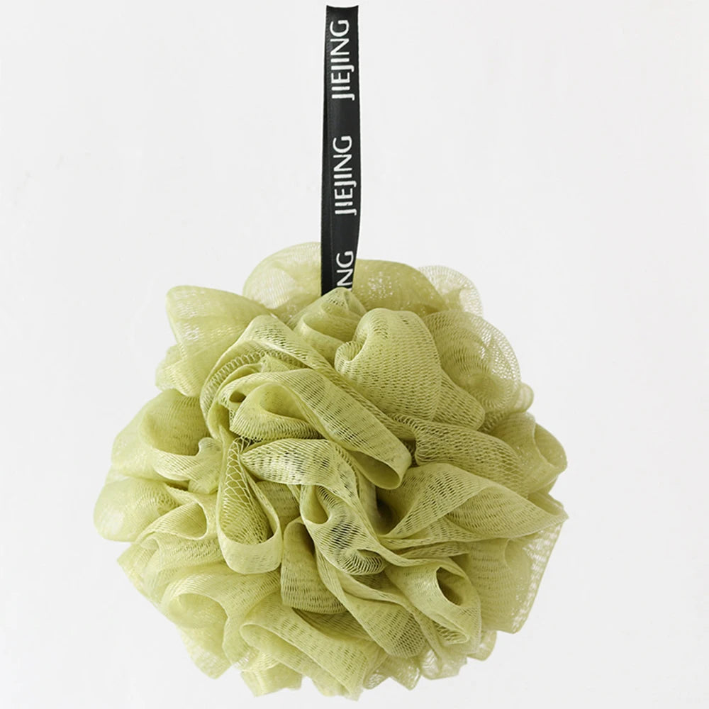 Soft Mesh Bath Sponge Ball – Nylon Shower Puff Body Cleaner & Exfoliating Scrubber