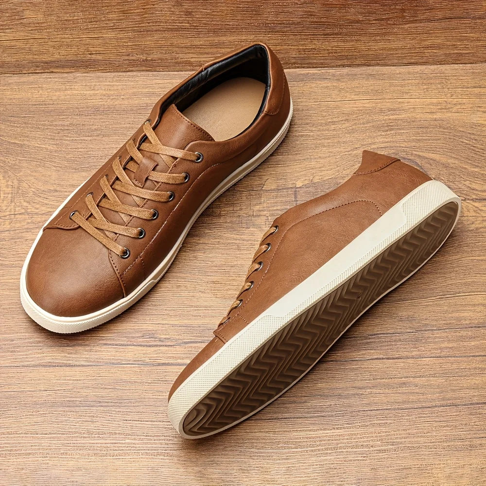 Men's Lightweight Breathable Fashion Sneakers — Comfortable Casual Everyday Shoes