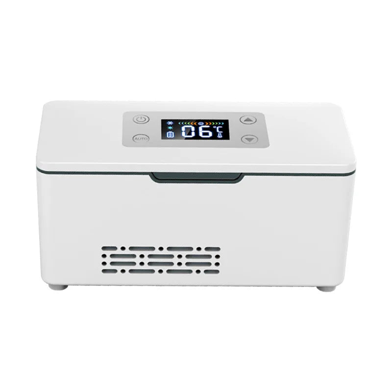 Portable Car Insulin Mini Fridge – USB Charging Thermostat Cooler for Insulin, Growth Hormone & Interferon