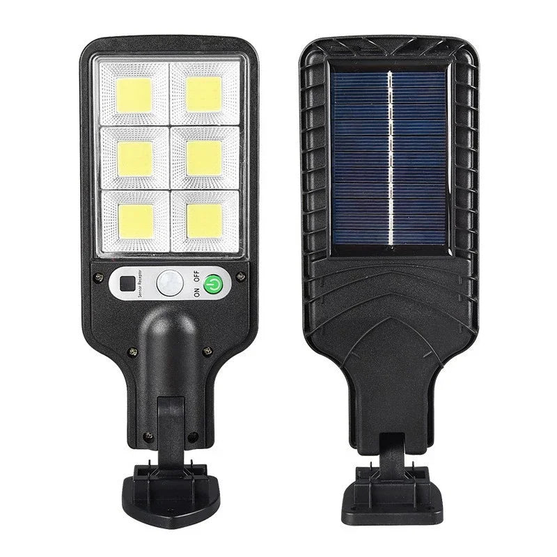 72-COB Solar Motion Sensor Outdoor Wall Light