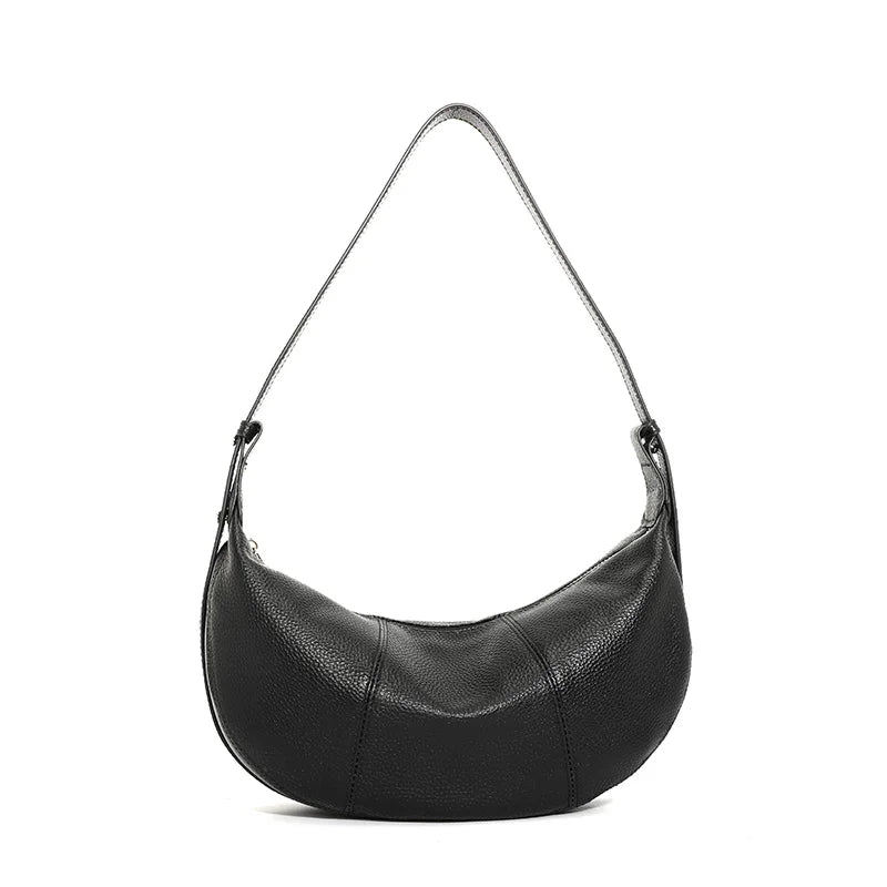 badiman 100% Genuine Cowhide Leather Tote Shoulder Crossbody Bag – Vintage Rivet Sequin Commuter Handbag for Women