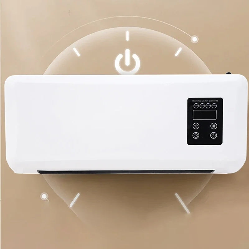 Portable Ductless Air Conditioner & Heater — Wall-Mounted Fan Heater Combo Split Unit for RV & Home