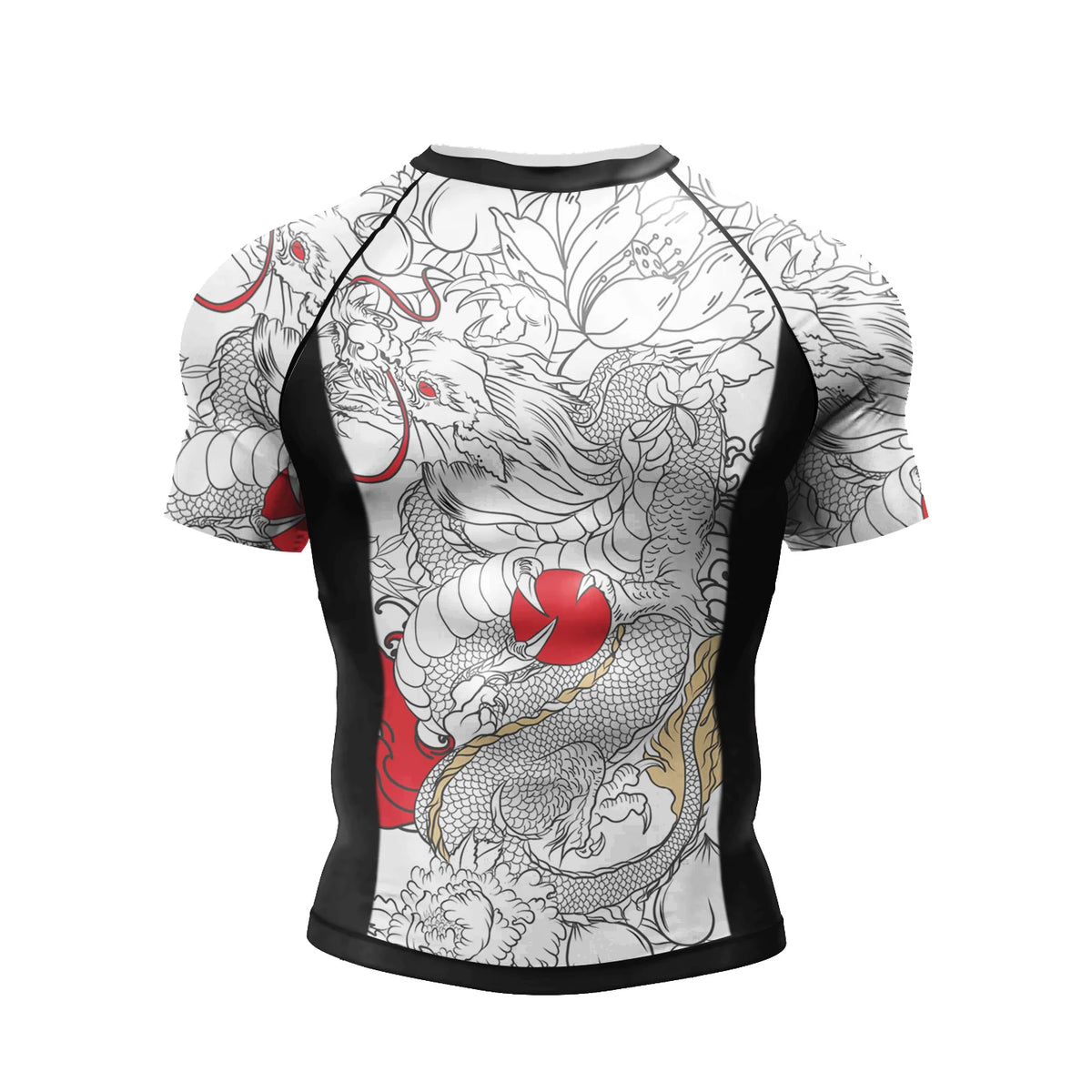 Men's MMA Rash Guard 4-Piece Fight Set – Sublimation Print Grappling Suit