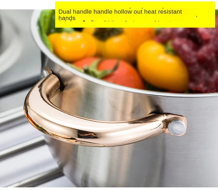 Stainless Steel Soup Pots – Induction & Steamer Options