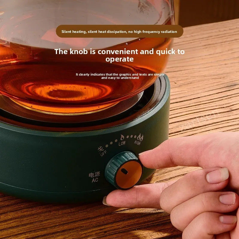 500W Electric Cookware Heating Base — Adjustable Temperature Coffee Stove & Cooking Heater