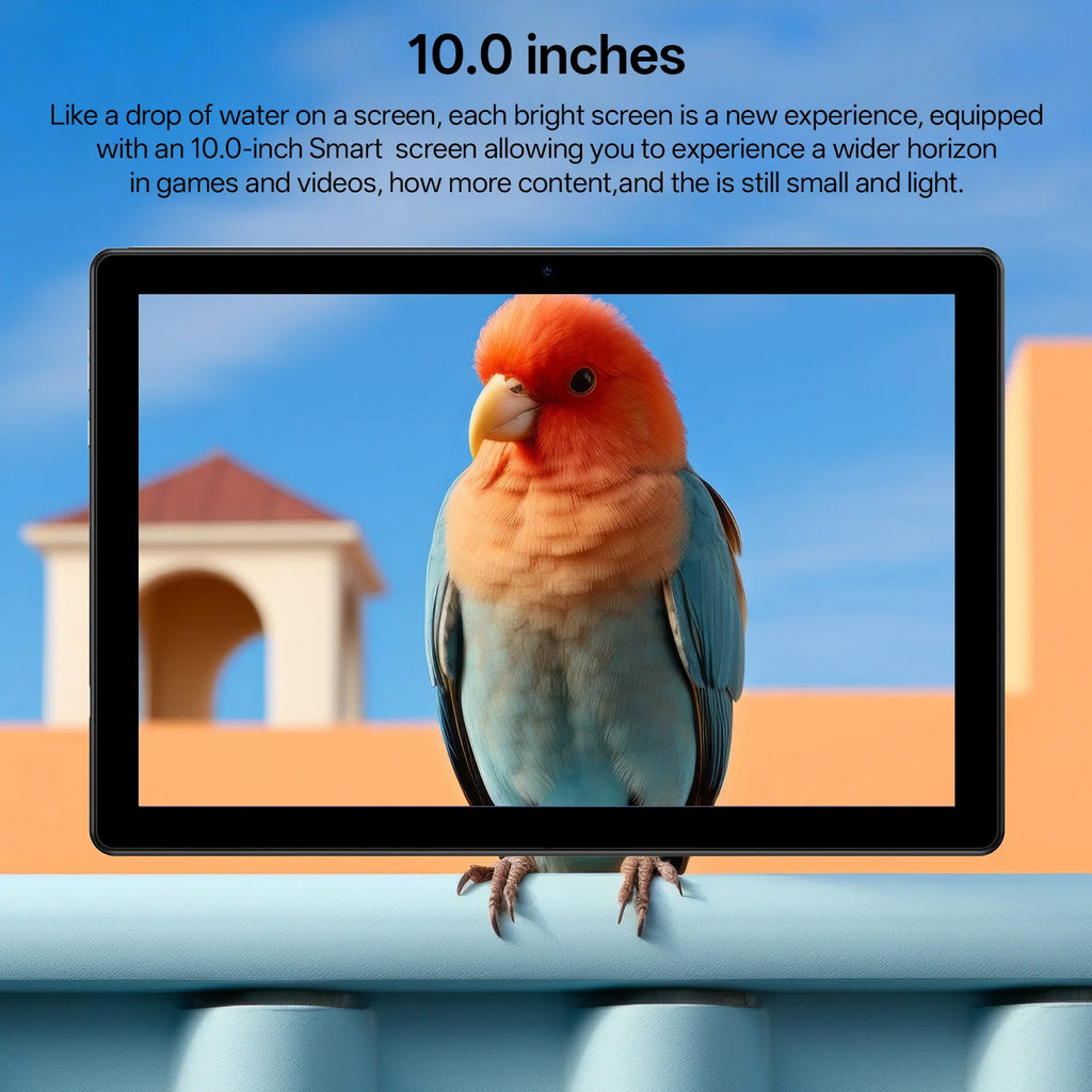 BAKEN 10" Android 16 Tablet – 12GB RAM, 64GB, Wi-Fi, Dual Camera, Case & Keyboard Options