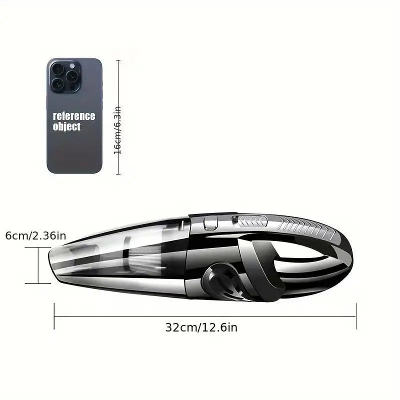 Portable Wireless Handheld Vacuum Cleaner – Powerful Suction for Car, Home & Pet Hair