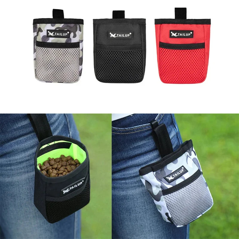 Dog Training Treat Pouch Bag with Waist Clip
