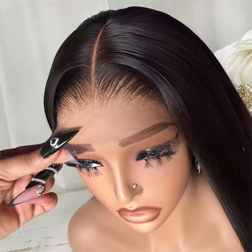 250 Density Bone Straight Lace Front Wig | Glueless 13x4 13x6 5x5 HD Transparent Lace Brazilian Human Hair