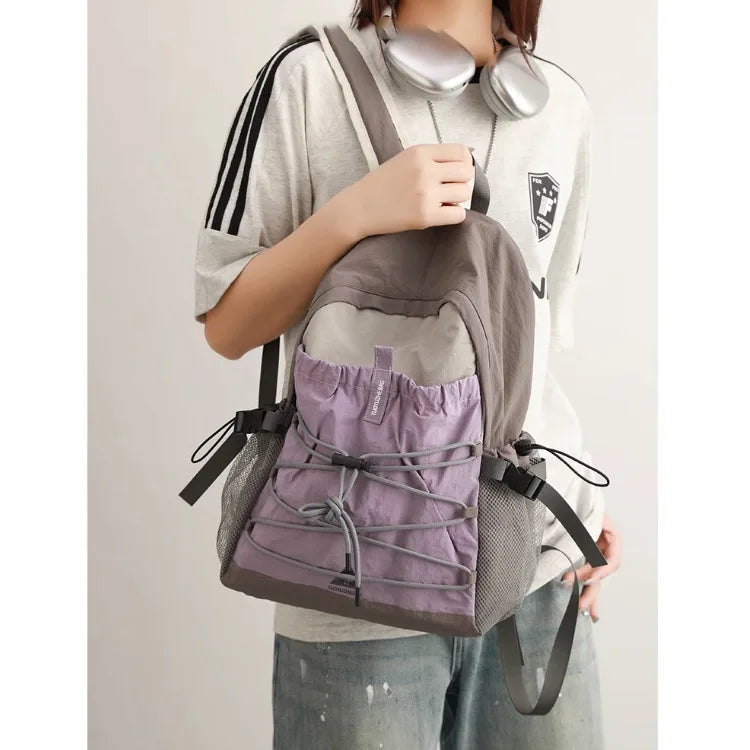 Women's Nylon Outdoor Backpack – Lightweight Hiking & Travel Bag
