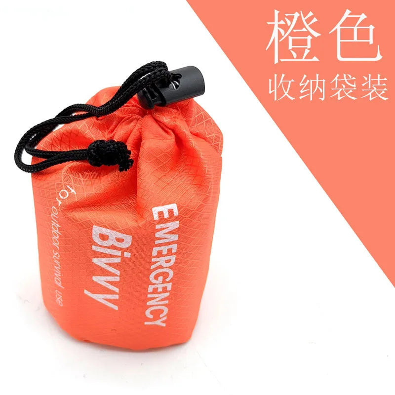Emergency Mylar Survival Sleeping Bag – Thermal Bivy Sack, Lightweight Waterproof Shelter for Camping & Hiking