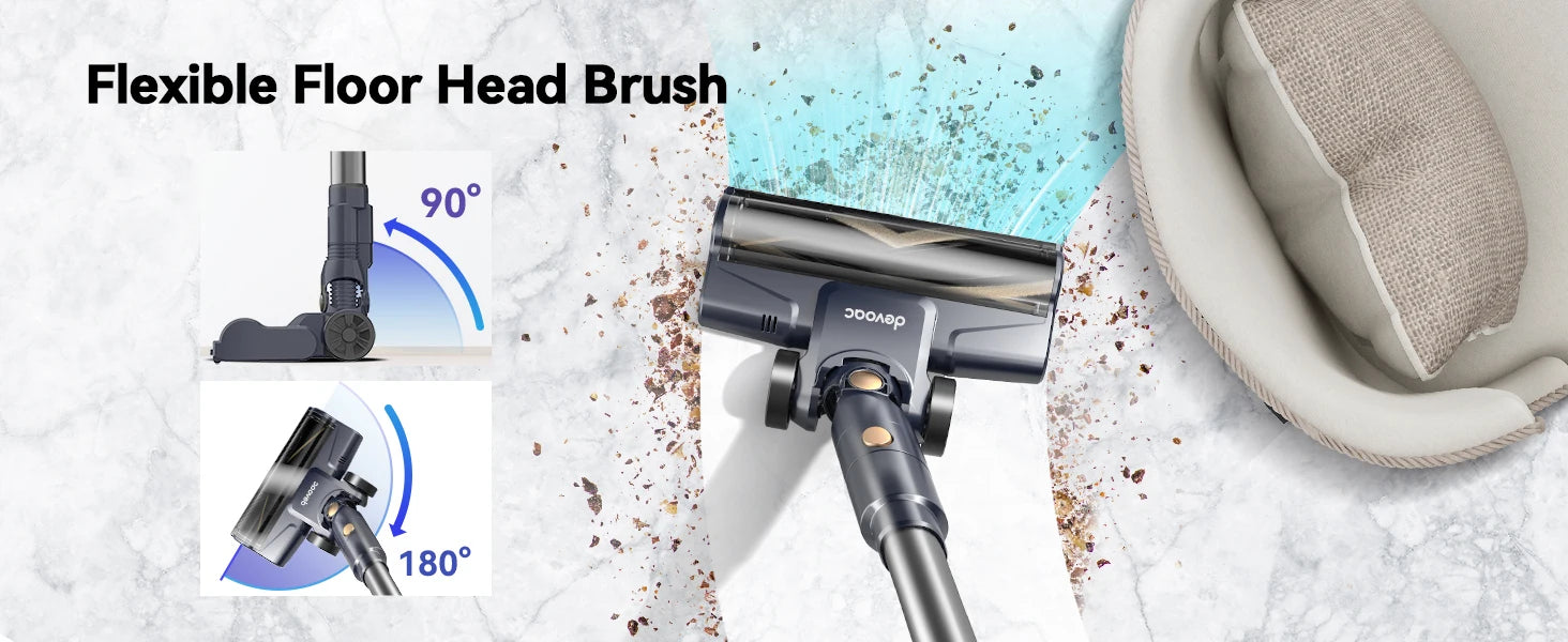 INSE I8 Corded Stick Vacuum Cleaner — 25KPa 600W 6-in-1 Lightweight Handheld for Carpet & Pet Hair, Free-Stand Design
