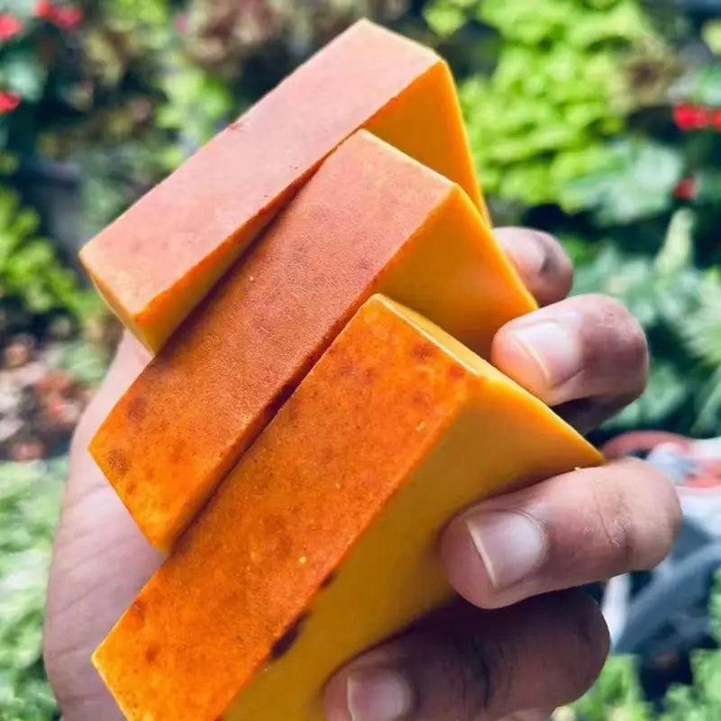 Turmeric, Lemon & Kojic Acid Handmade Cold Soap – Natural Brightening Bar for Face & Hands