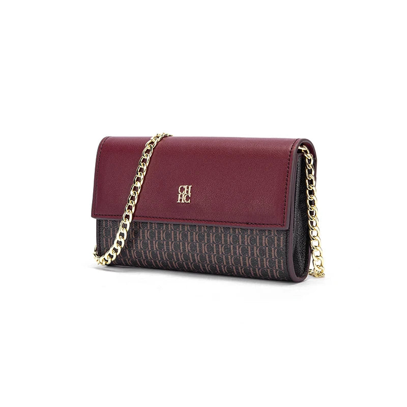 Women's Magnetic Flip Chain Shoulder Bag – Small Square Crossbody Wallet Bag
