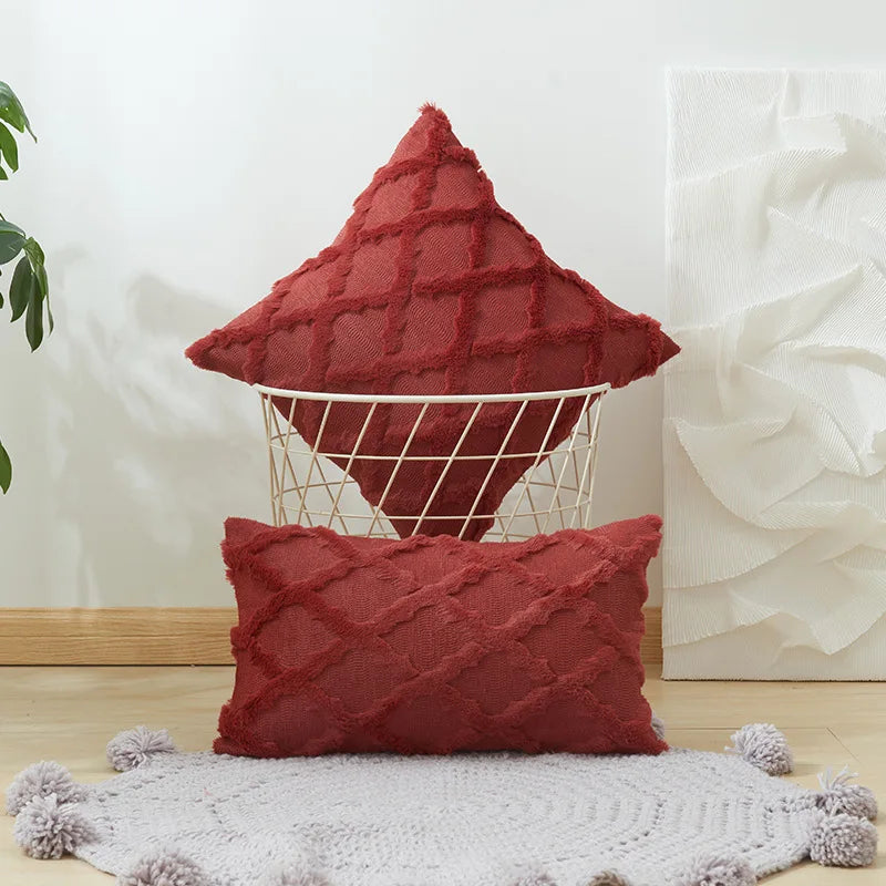 Faux Fur Luxury Plush Throw Pillowcase – Soft Decorative Cushion Cover, Multiple Colors & Sizes