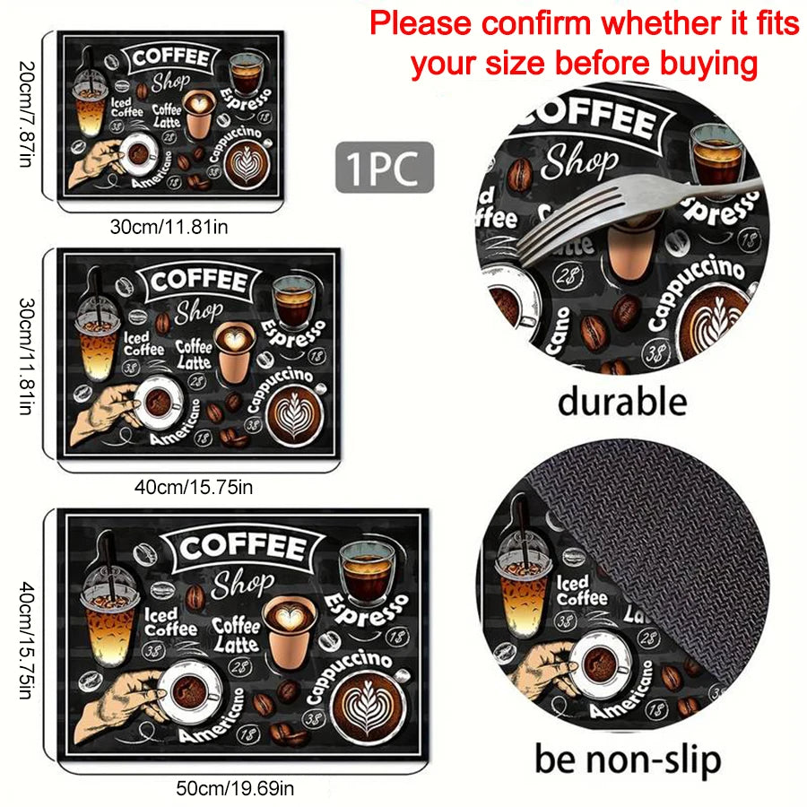 Coffee Machine Mat — Quick-Absorbing Kitchen Counter Drying & Drainage Mat