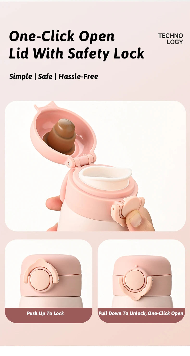 500ml 6-Layer Vacuum Thermos Tumbler – One-Touch Lid, 316 SS, Triple Seal Leakproof, Curved Spout, Soft-Touch Matte, 6 Colors