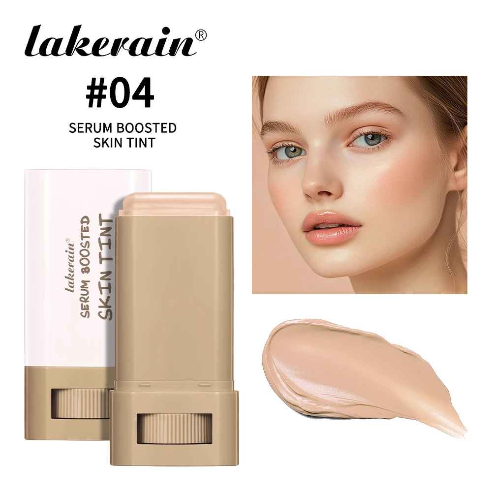 Skin Tint Foundation Stick — Waterproof Nourishing Tinted Serum Contour Balm