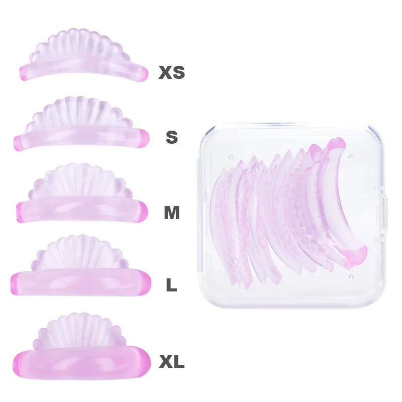 5-Pair Silicone Lash Lifting Perm Rods Set